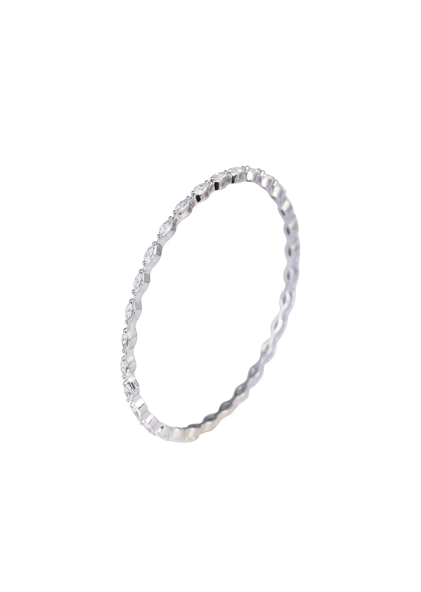 92.5 Sterling Silver Linear Bangles Set of 4
