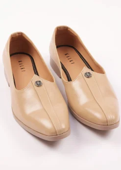 Beige Formal Juttis For Men