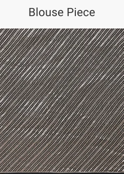 Black And Silver Half Striped Chanderi Saree And Stitched Blouse