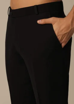 Black Blazer Set With Cutwork Detail