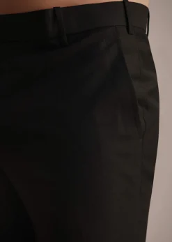 Black Embroidered Rayon Jodhpuri Suit
