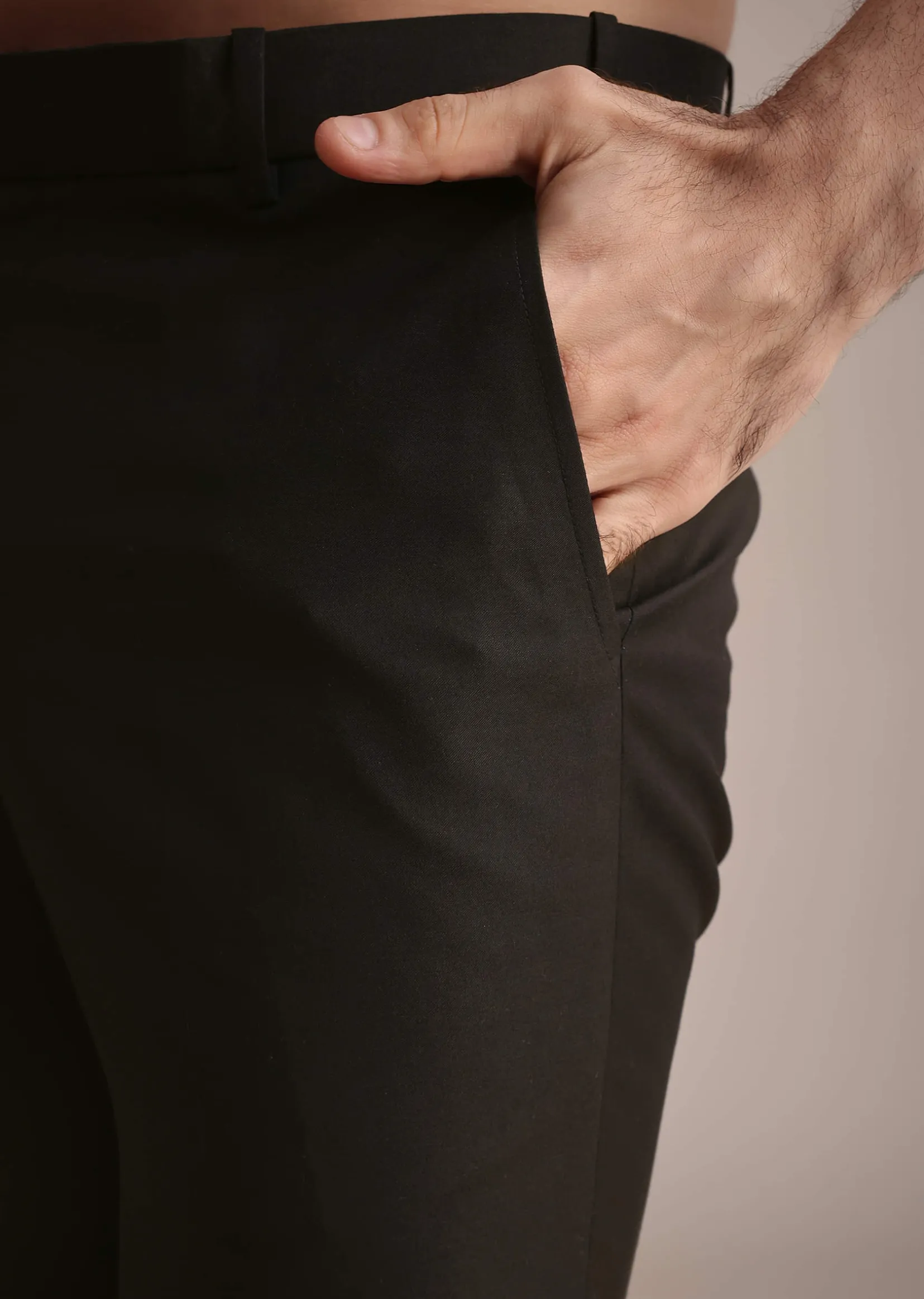 Black Rayon Embroidered Jodhpuri Suit
