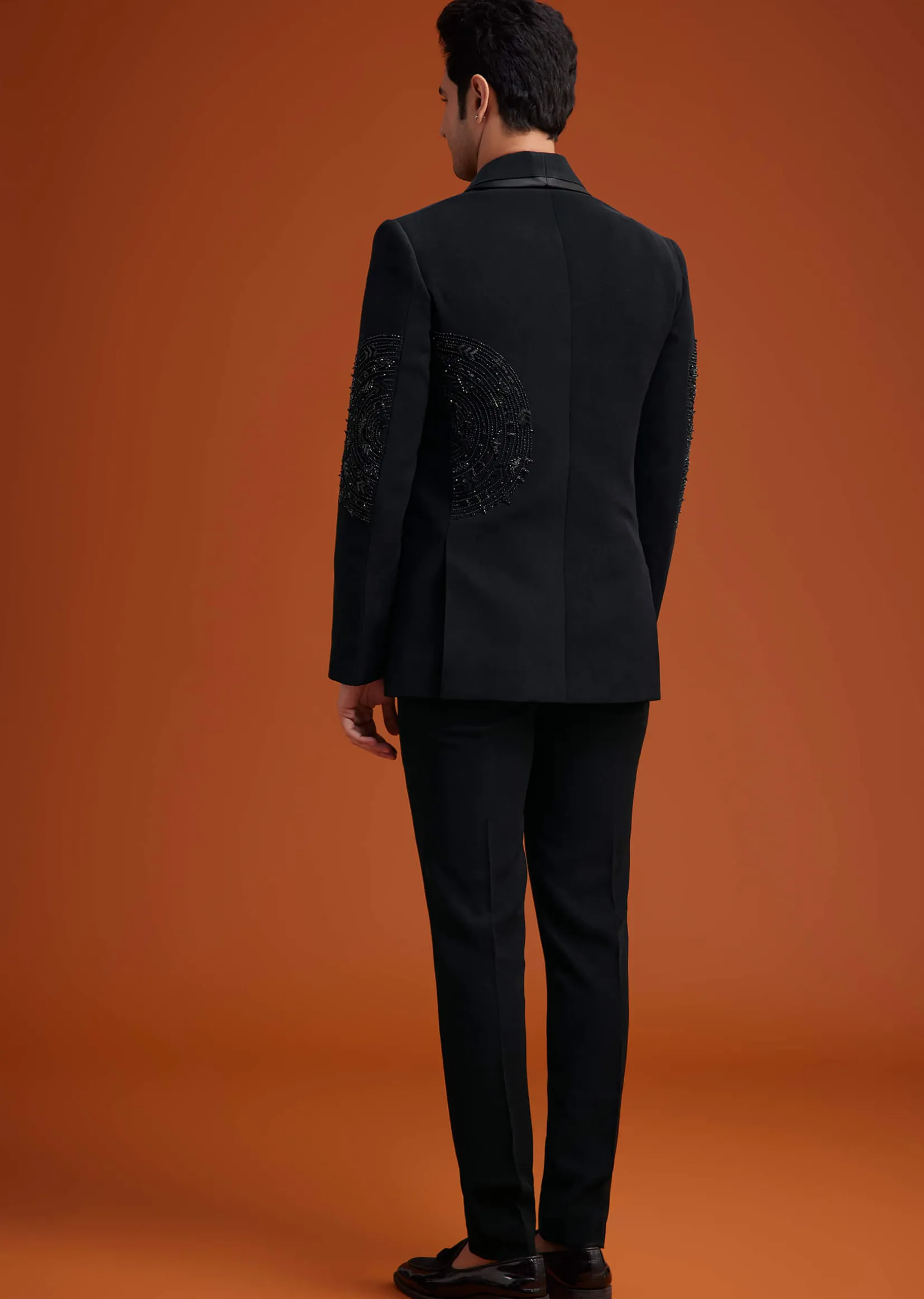 Black Tuxedo With Embroidery