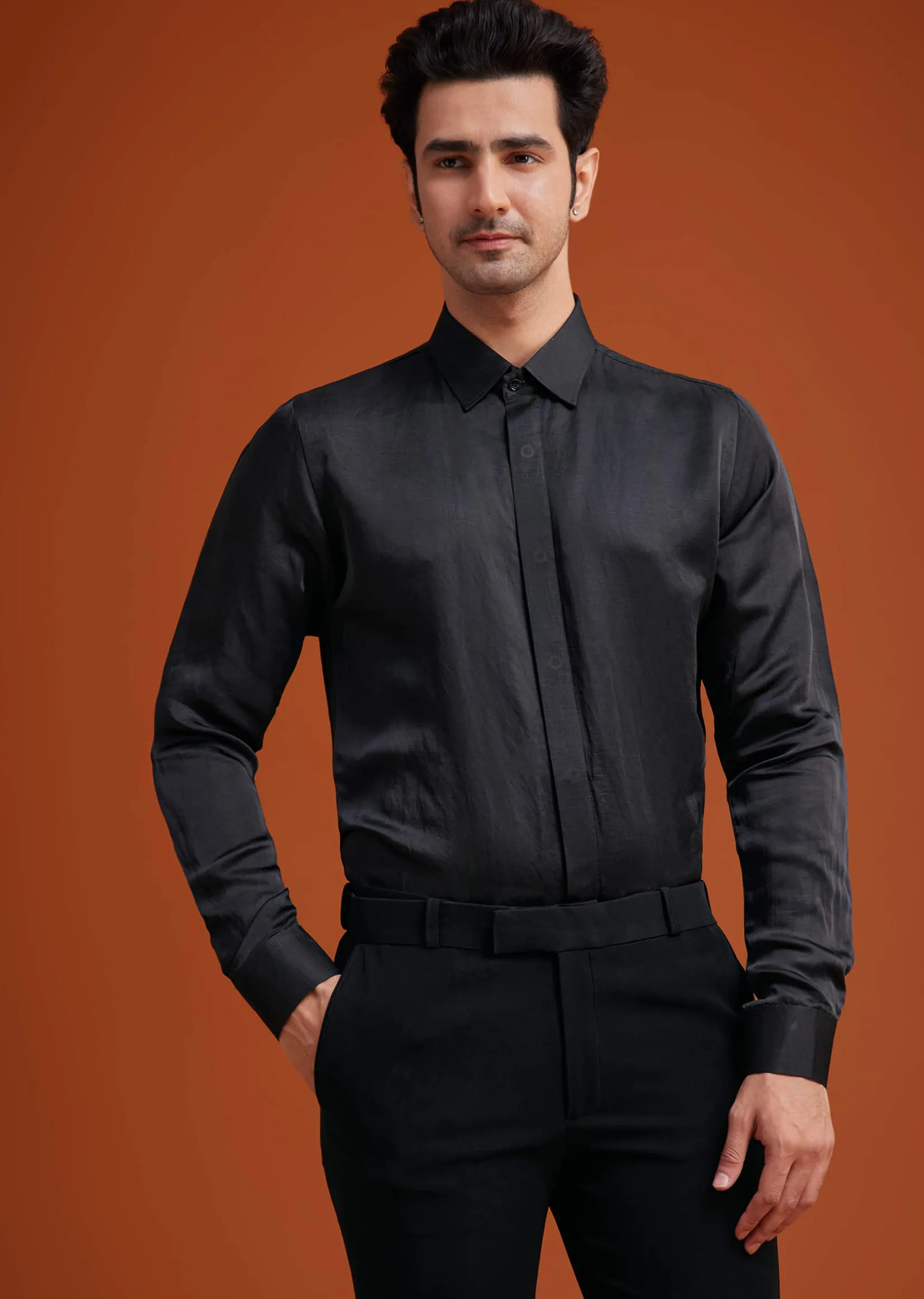 Black Tuxedo With Embroidery