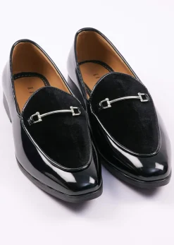 Black Velvet Juttis For Men
