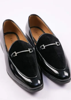 Black Velvet Juttis For Men