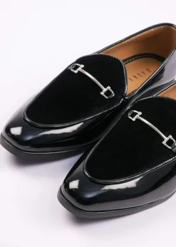 Black Velvet Juttis For Men