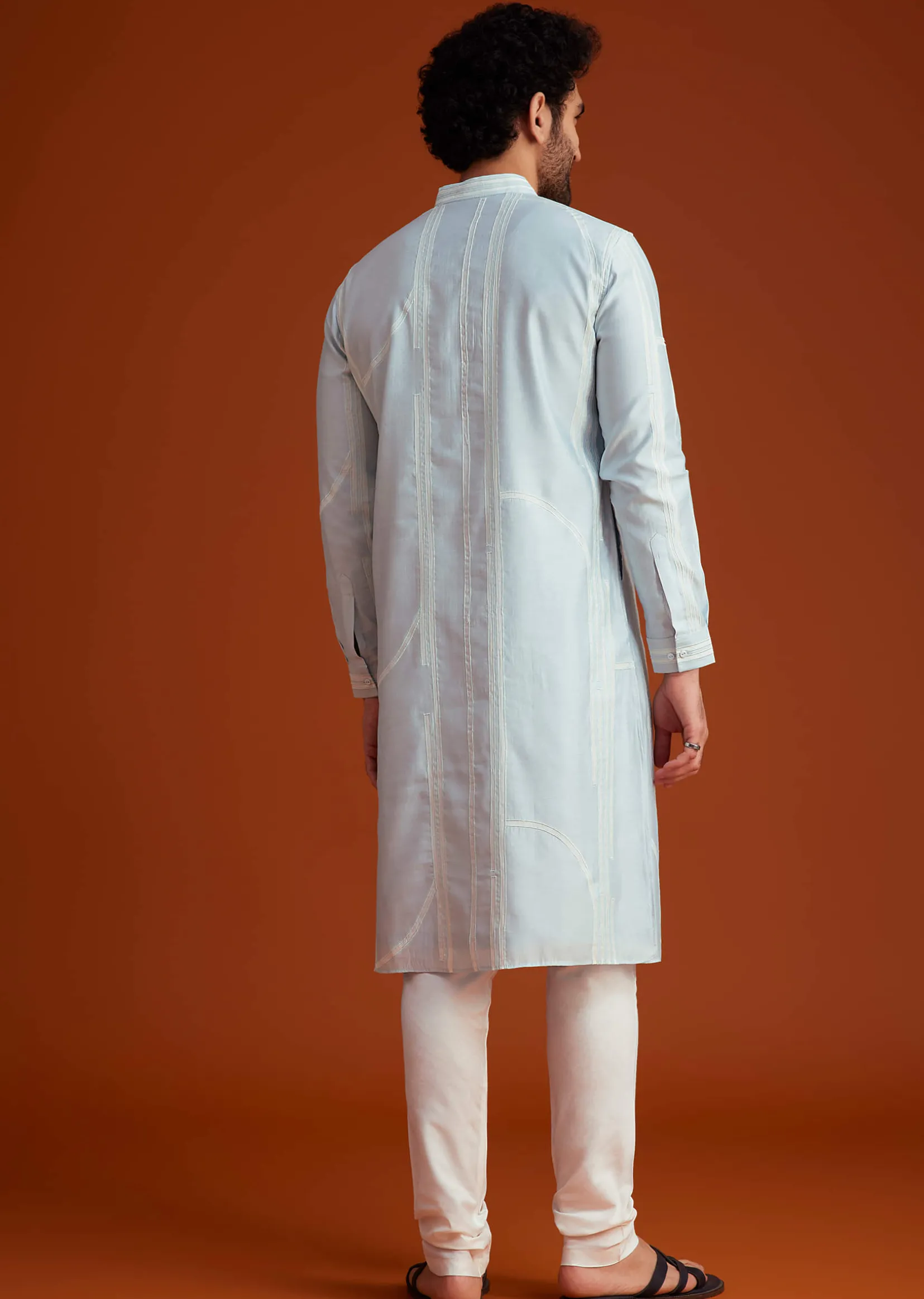 Blue Classic Kurta Pajama Set