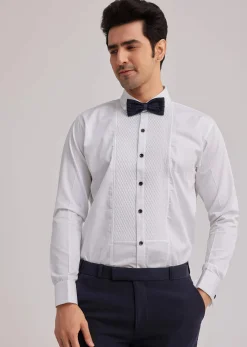 Blue Silk Tuxedo With Resham Work