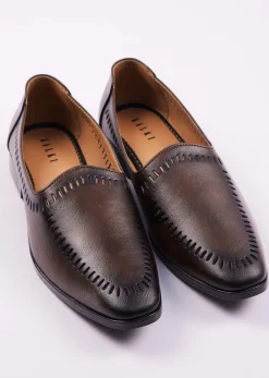 Brown Ethnic Juttis For Men