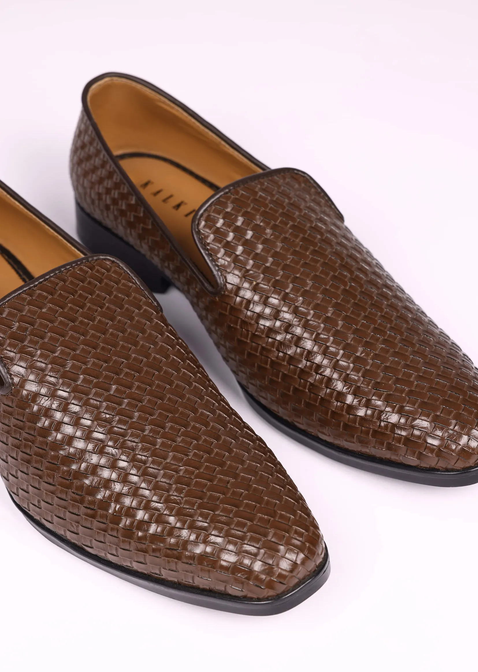 Brown Vegan Leather Jutti
