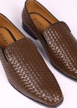 Brown Vegan Leather Jutti