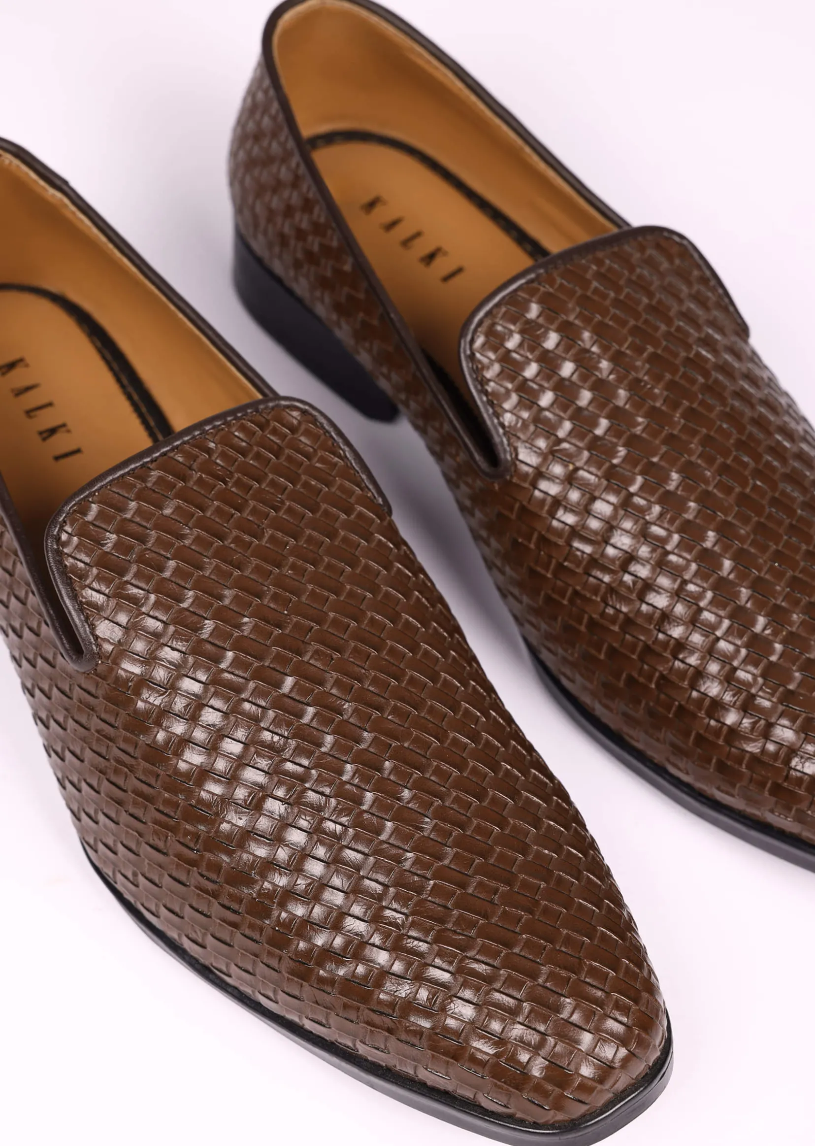 Brown Vegan Leather Jutti