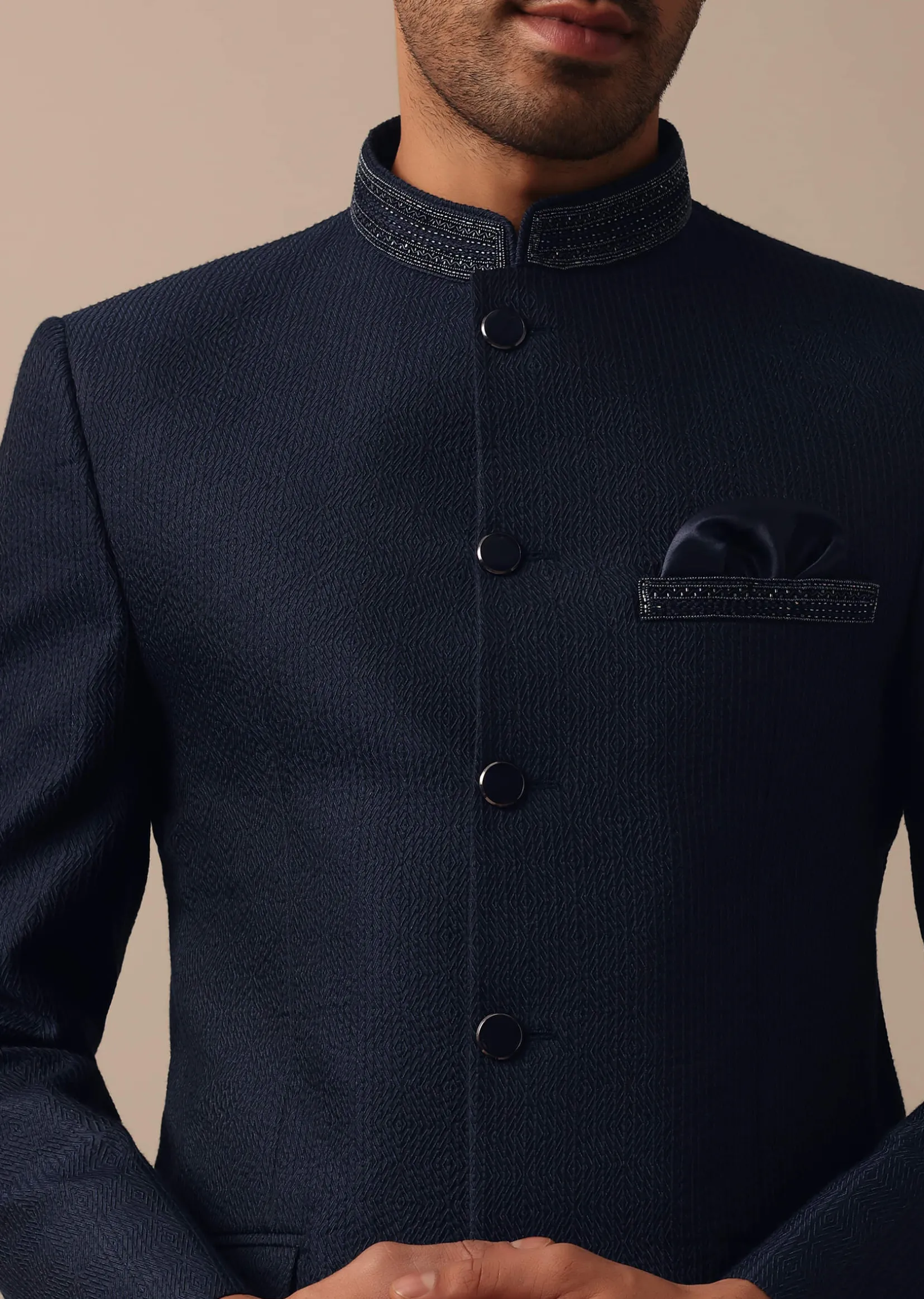 Classic Blue Jodhpuri Suit