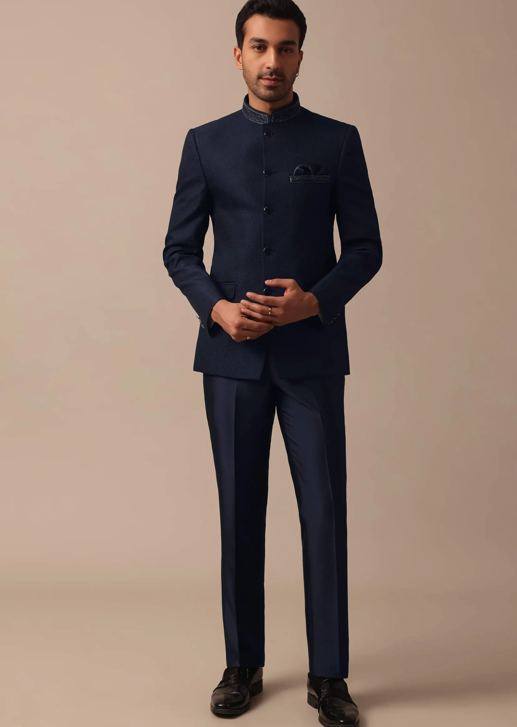 Classic Blue Jodhpuri Suit