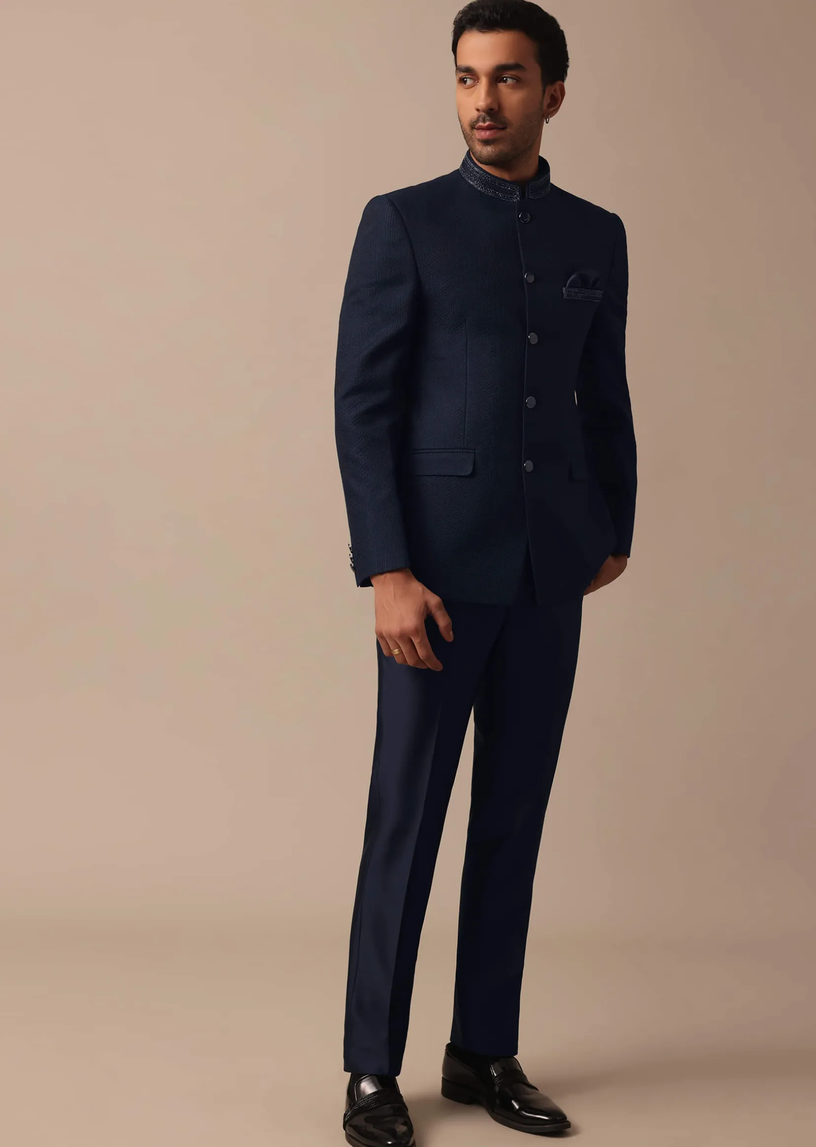 Classic Blue Jodhpuri Suit