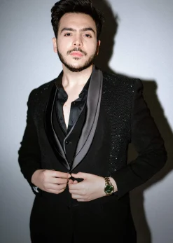 Elegant Black Tuxedo For Men