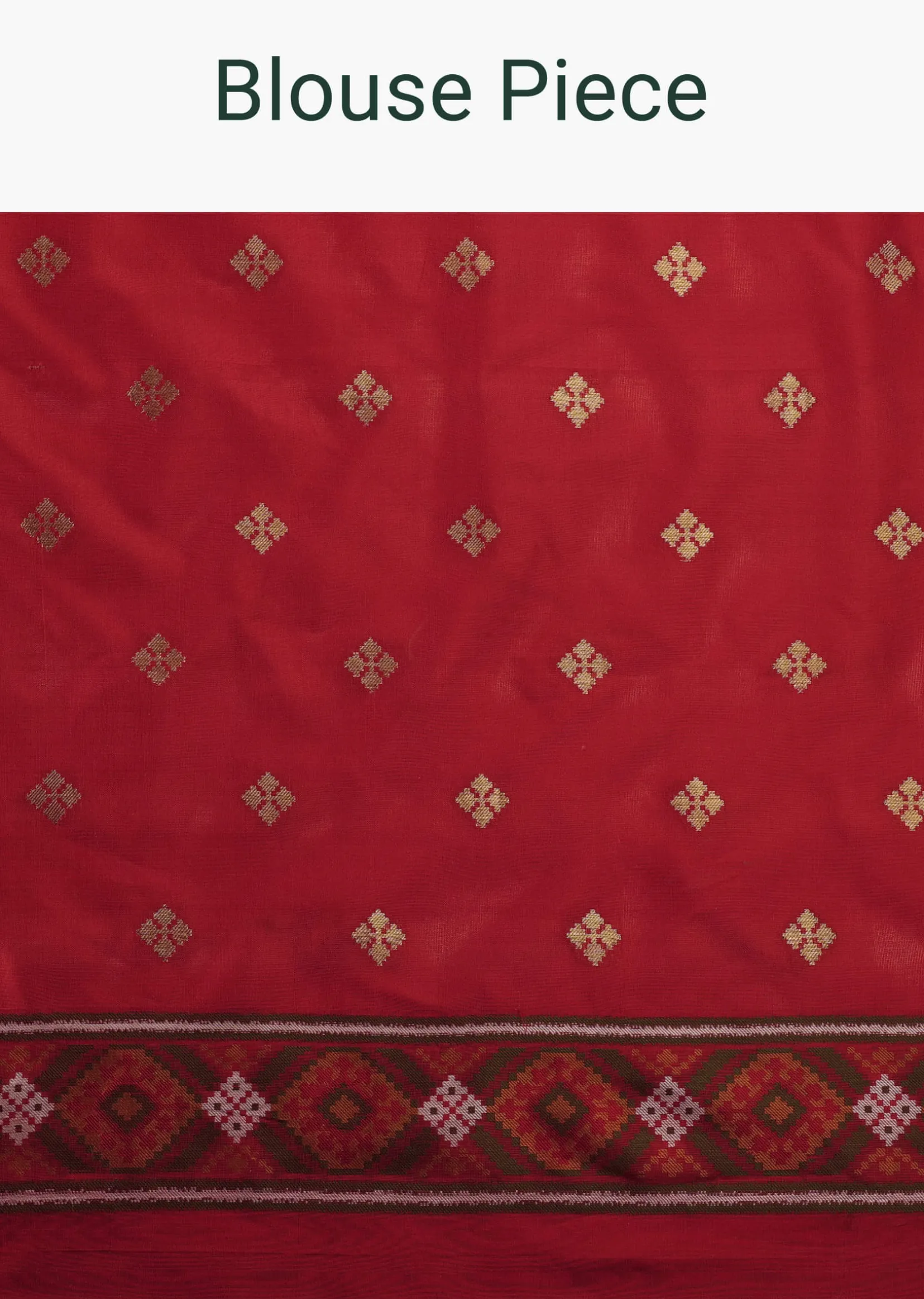 Ivory White Patola Saree With Resham Weave In Uppada Silk