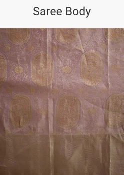 Lavender Kanjivaram Silk Saree