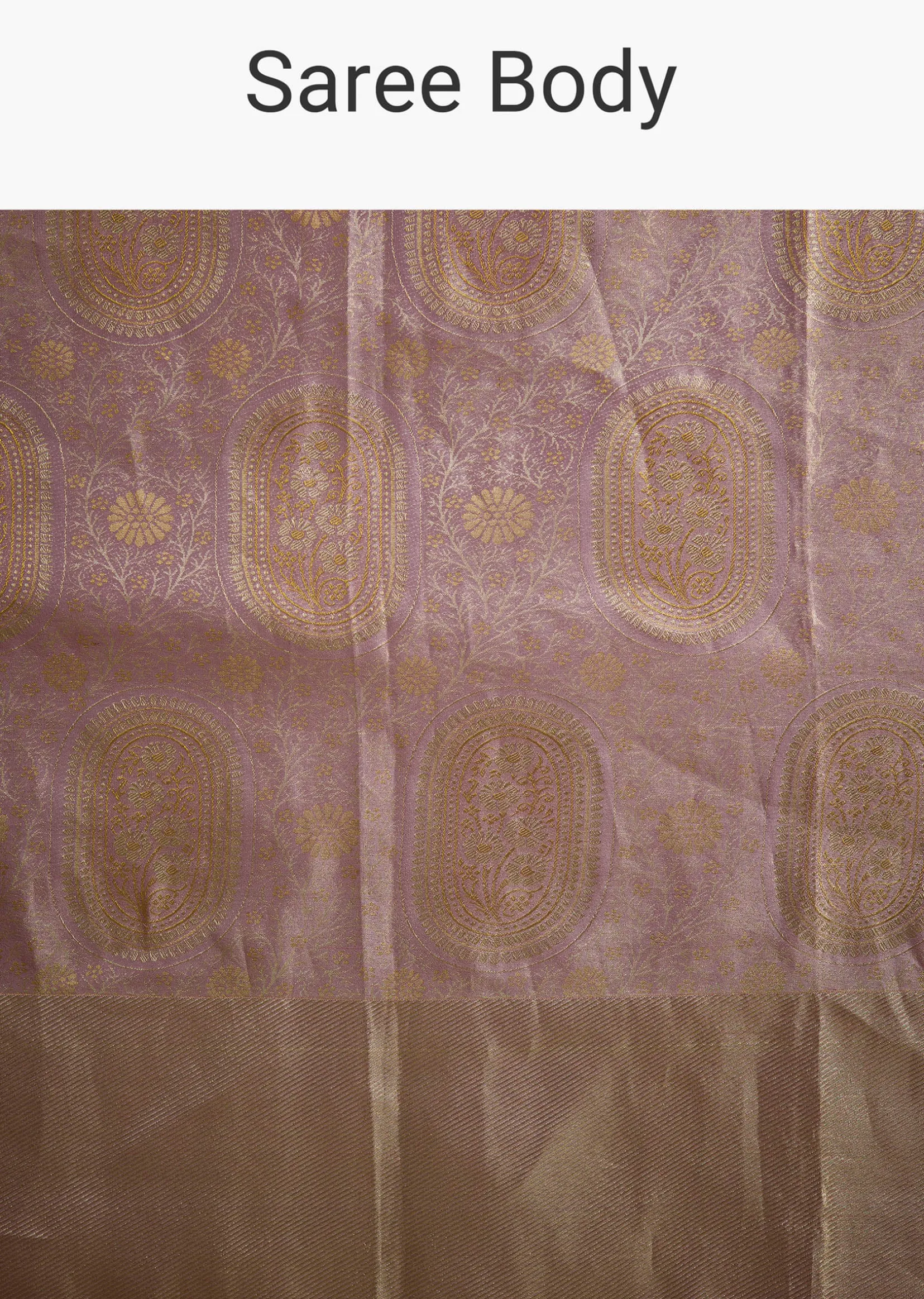 Lavender Kanjivaram Silk Saree