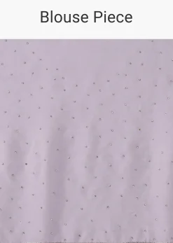Lavender Purple Sequins Saree With An Embellished Border