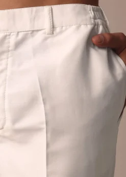 Lush Green Linen Kurta With Intricate Yoke Work