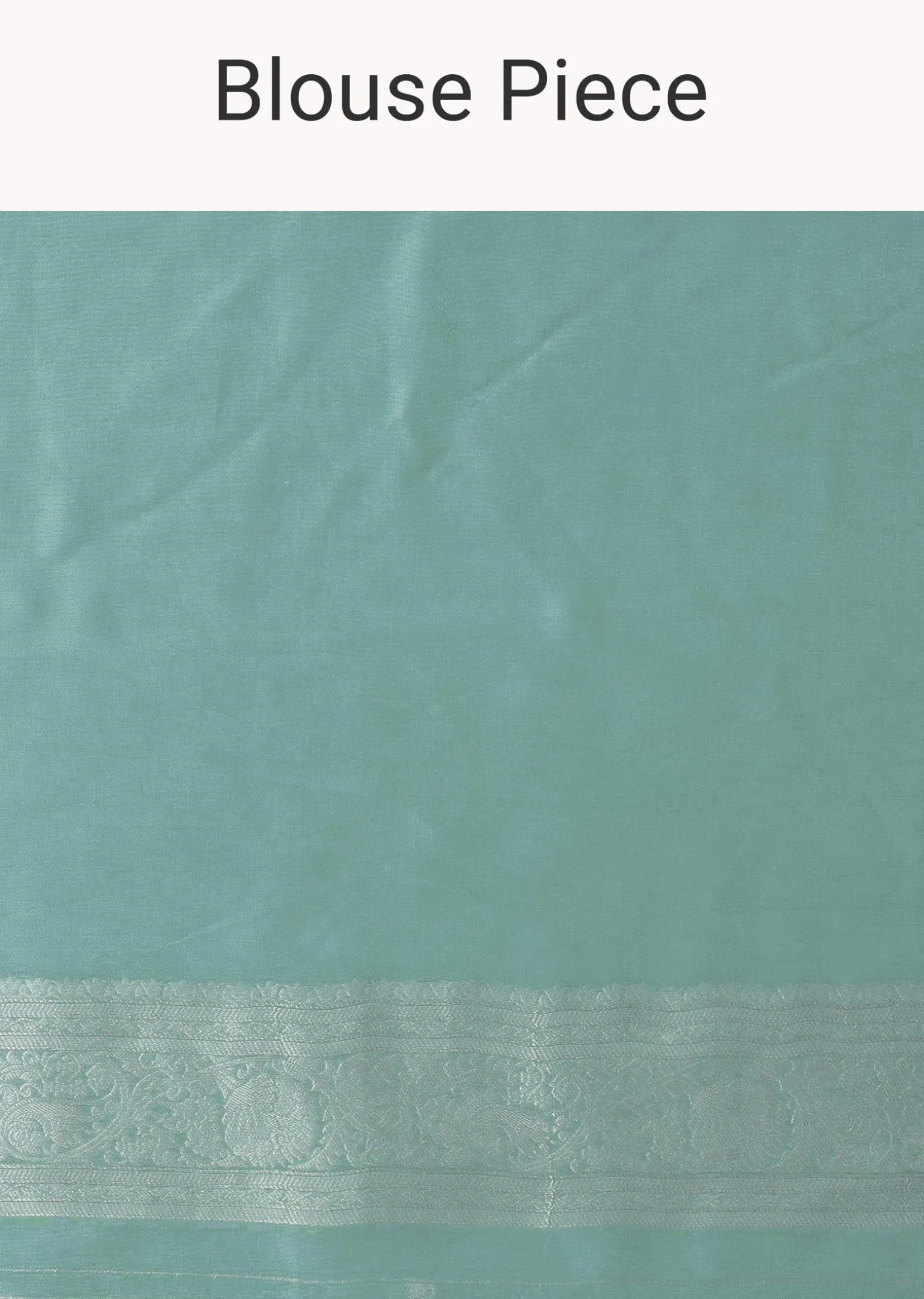 Marine Blue Woven Saree In Dola Silk And Silver Weave