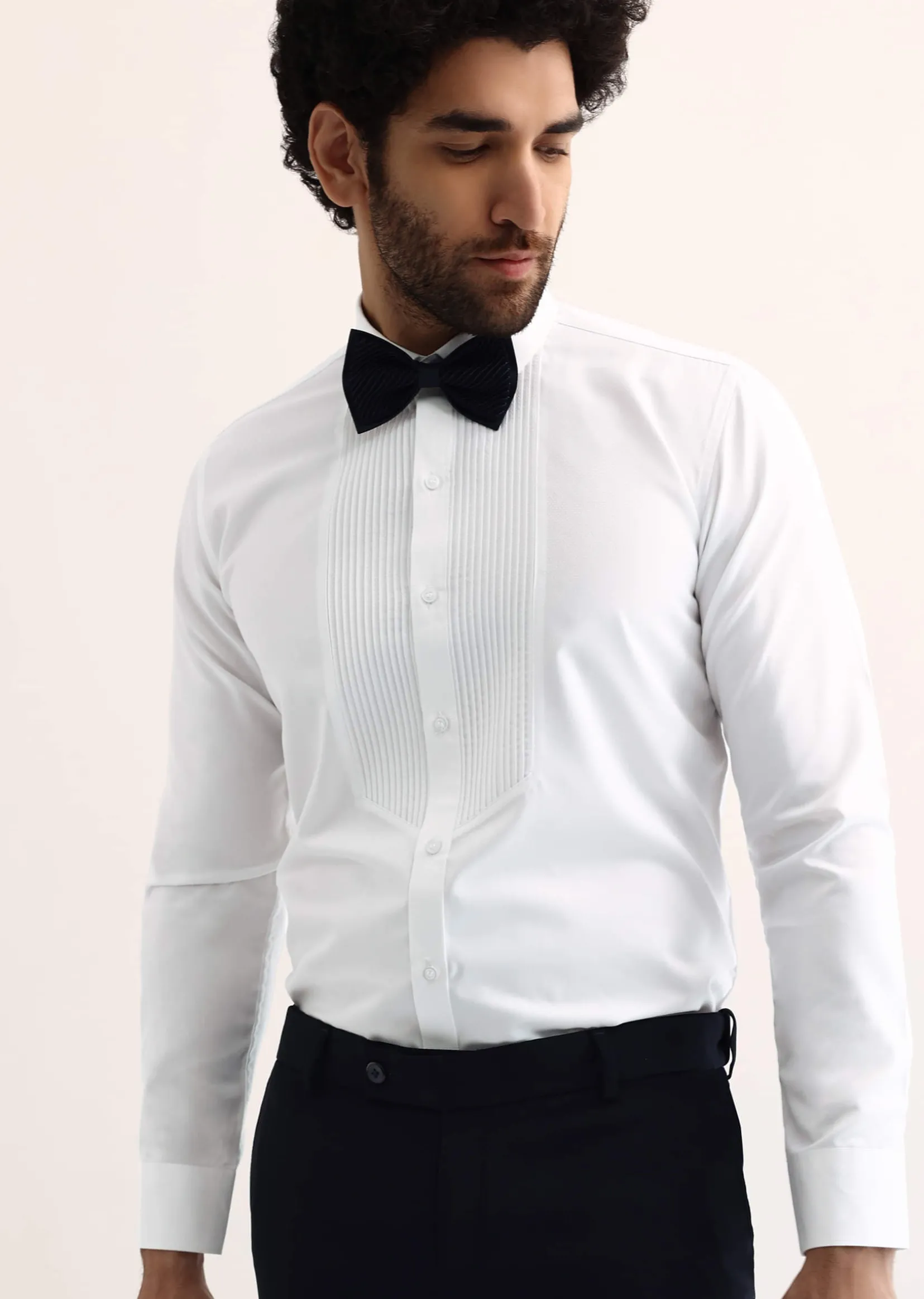 Navy Blue Intricate Embroidered Tuxedo
