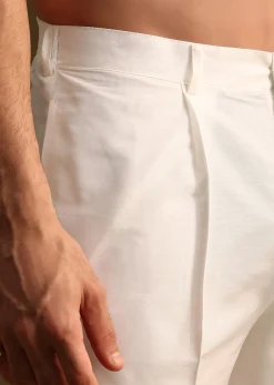 Onion Silk Schiffli Work Kurta And Pant