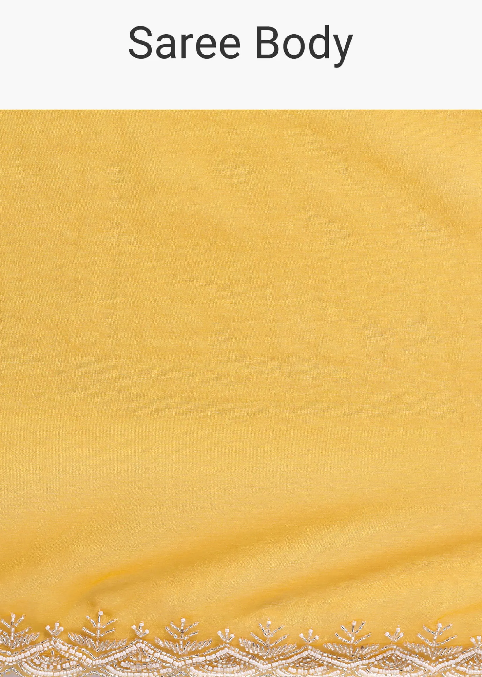 Orange Embroidered Organza Saree With Unstitched Blouse