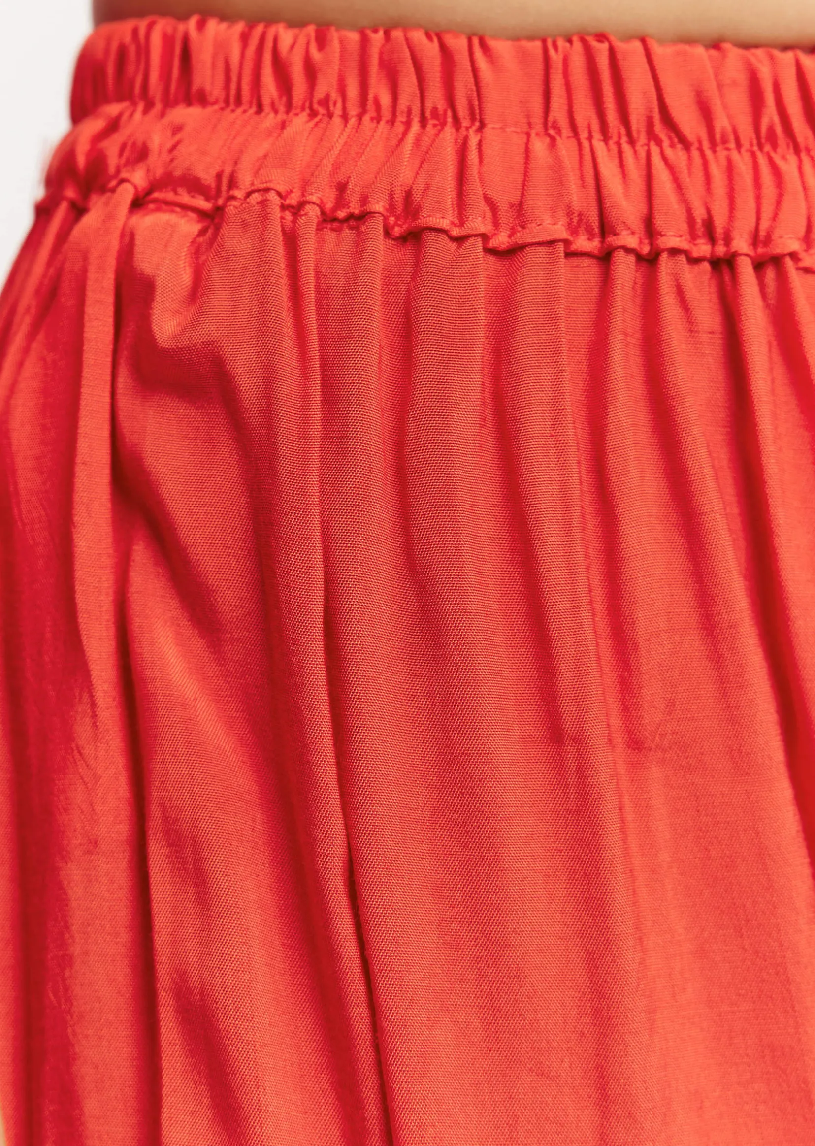Orange Floral Chiffon Anarkali Kurta Set With Dupatta