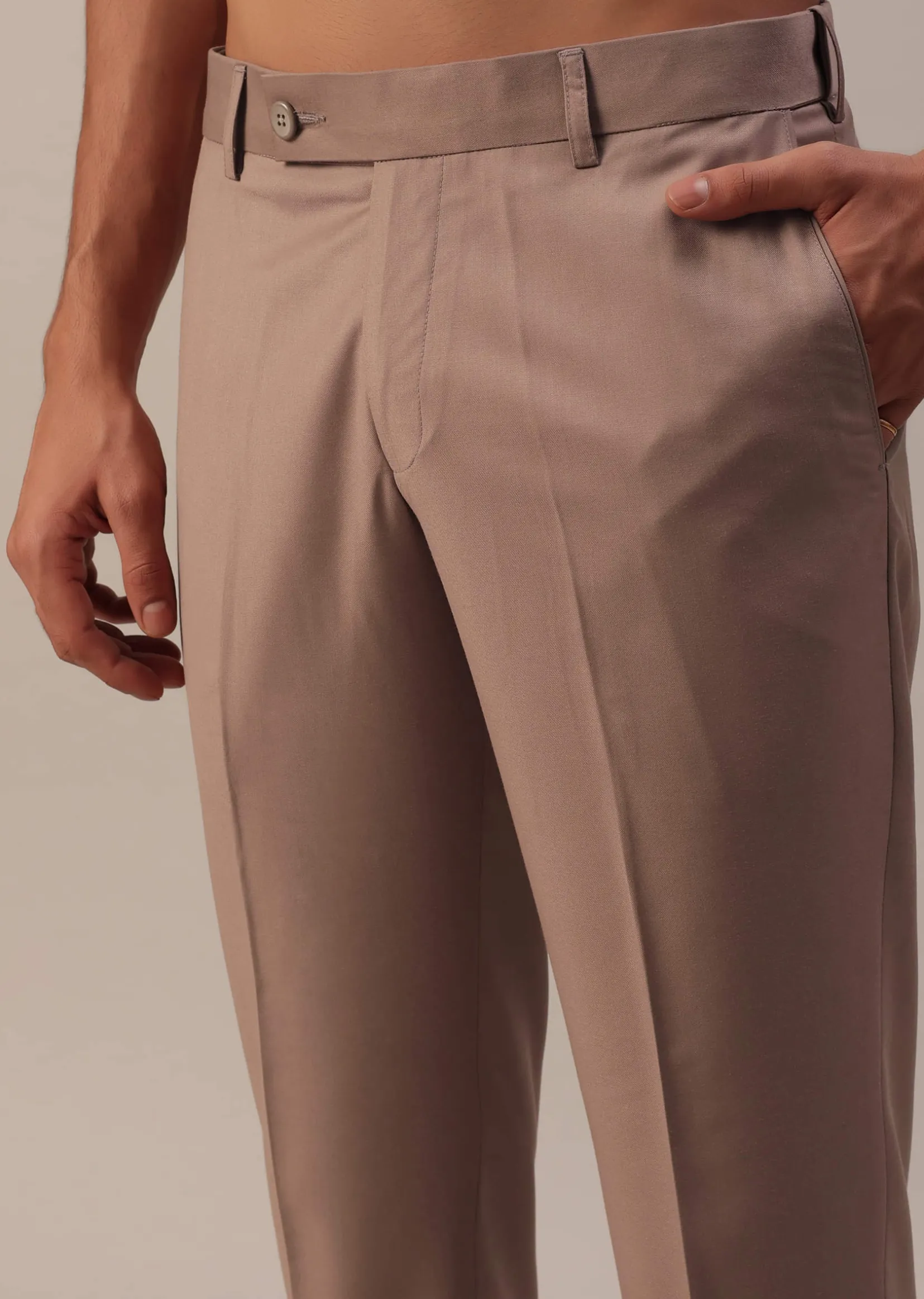 Peach Pink Embroidered Jodhpuri Suit