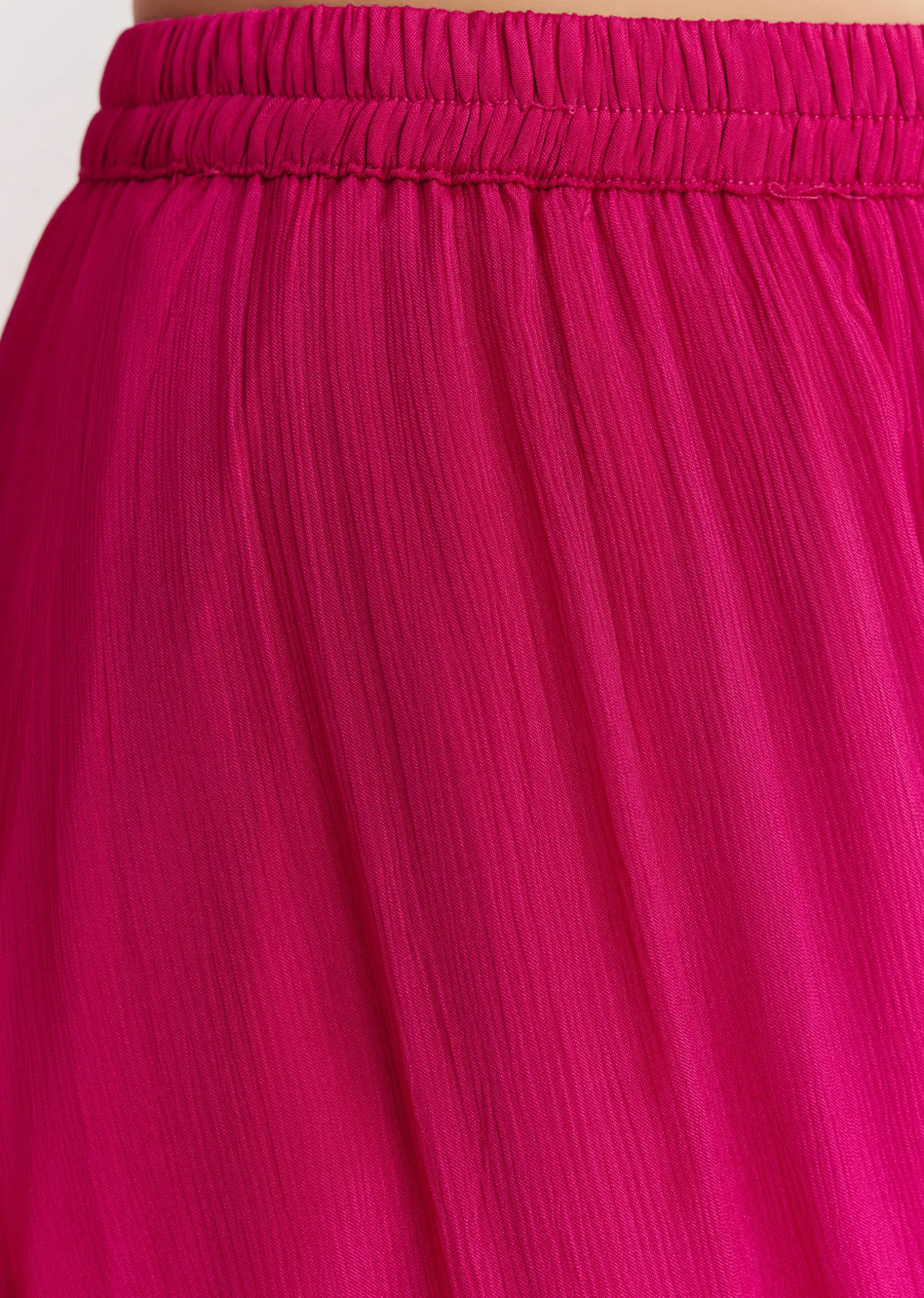 Pink Chinon Zardosi Threadwork Kaftan Kurta Set