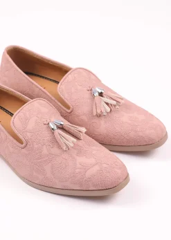 Pink Vegan Leather Tassel Jutti