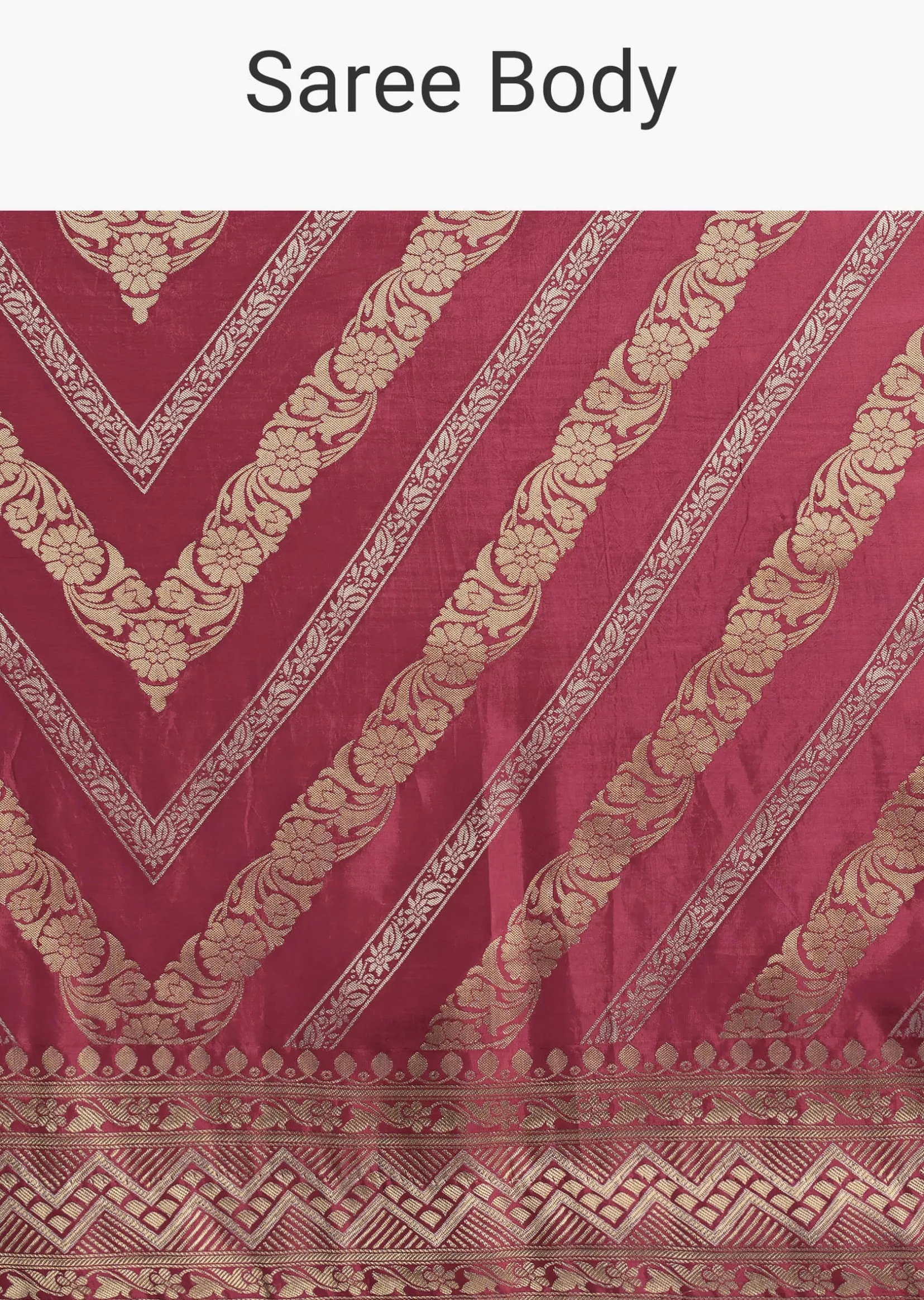 Purple Dola Silk Saree with Zari Weave and Lace Border