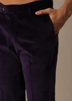 Purple Velvet Tuxedo For Grooms