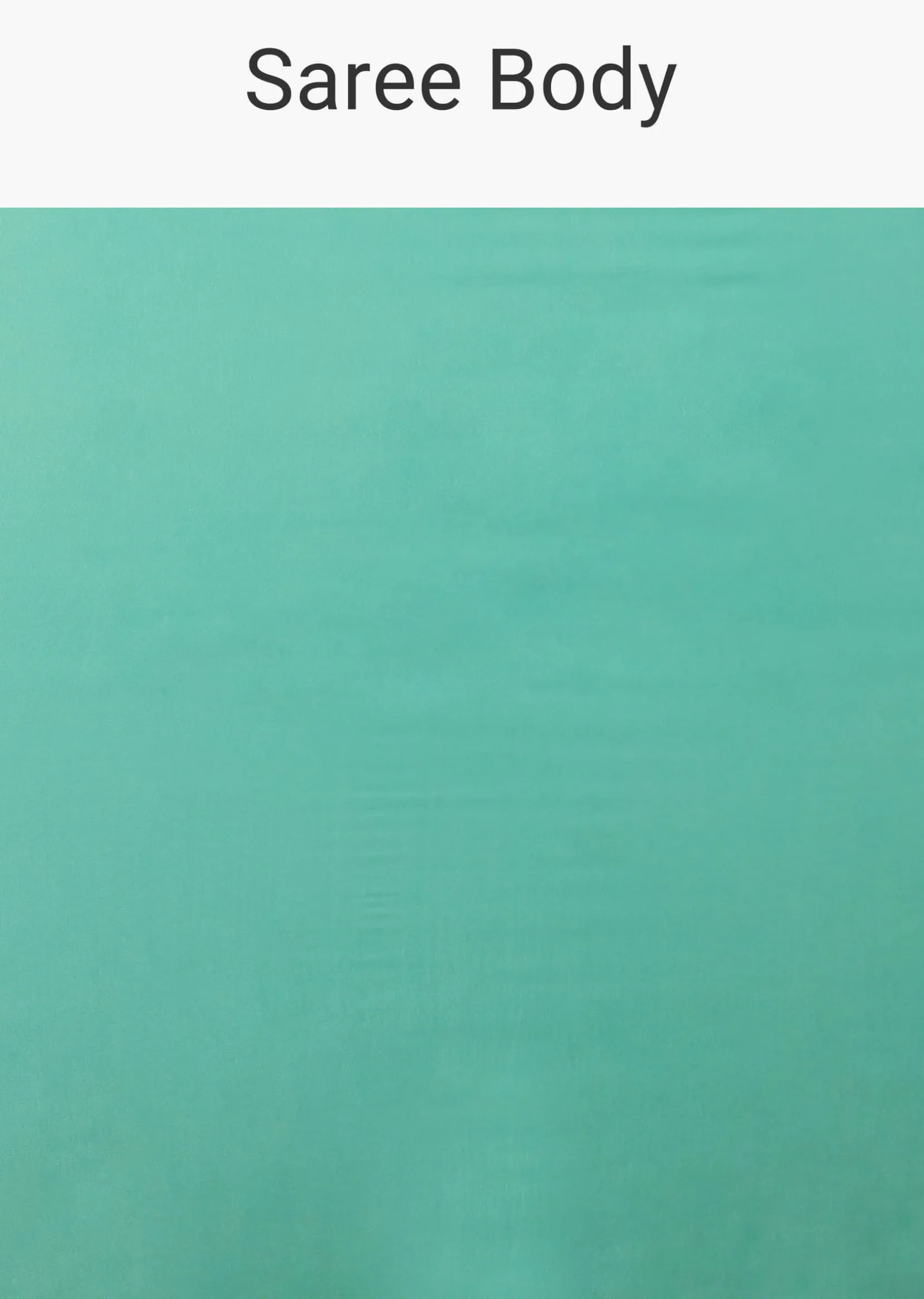 Seafoam Green Crepe Saree With Fancy Sleeves Organza Blouse
