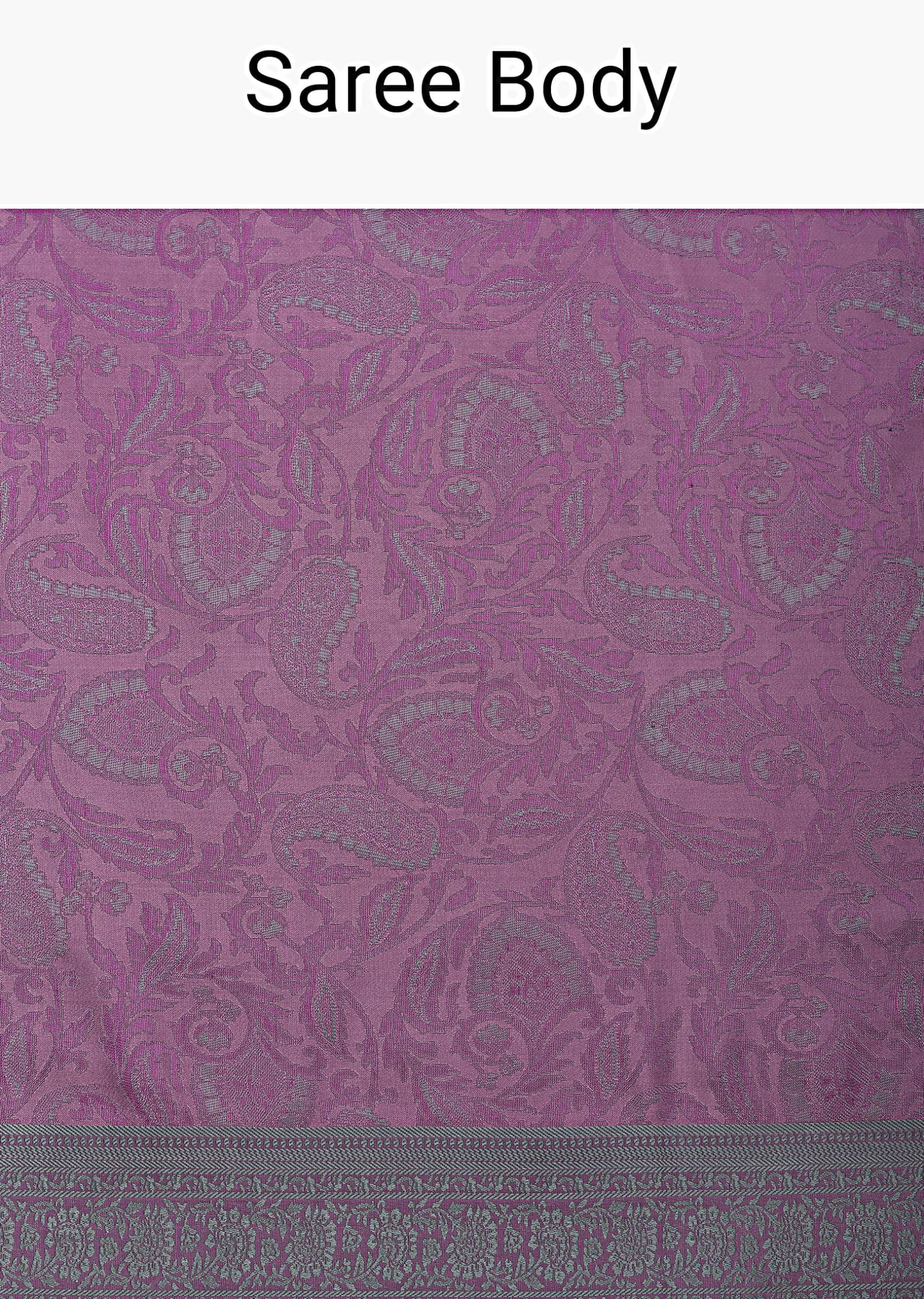 Wine South Resham Silk Saree With Woven Work And Unstitched Blouse Fabric